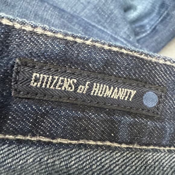 Citizens of Humanity Jeans Mens 32 (33x29 ACTUAL) Evans Relaxed Fit Blue Denim - Picture 8 of 11